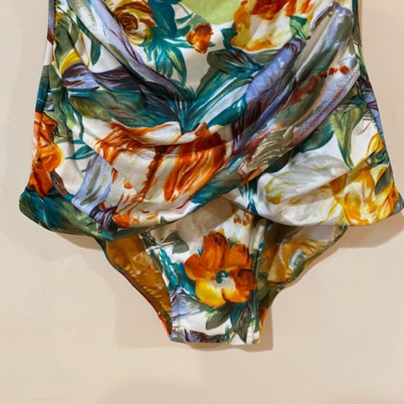 Gottex One Piece Maillot Bathing Suit Vintage 80"s - Picture 2 of 5